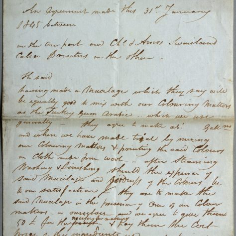 10-Crayford_1997-18insert-c 10.A draft agreement concerning a new thickener for mixing print colours, 1845