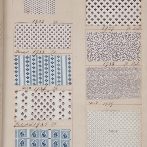 Designs from the Swaisland factory, 1847-1858