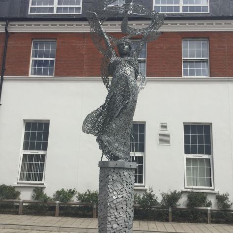 Andy Scott's sculpture 'Propella' celebrates the work of the men and women who created the Vimy at Vickers. It is situated behind Crayford Town Hall formerly the Vickers' canteen | Peter Daniel