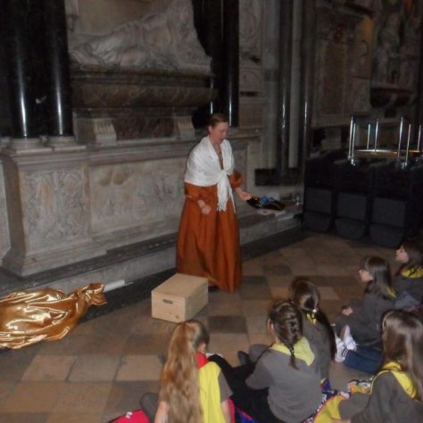 Lady Shovell Lady Shovell introduces herself to the Brownies and tells the story of Sir Cloudesley Shovell.