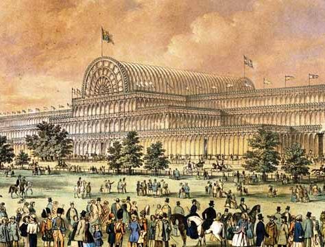 Panel-2---Crystal-Palace The Crystal Palace in Hyde Park, 1851.