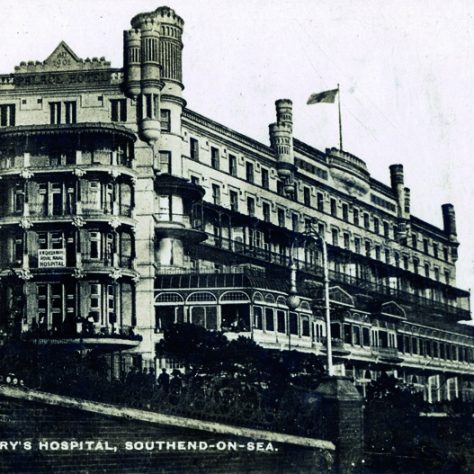 Queen Mary's Hospital, Southend-on-Sea. A large four story building.