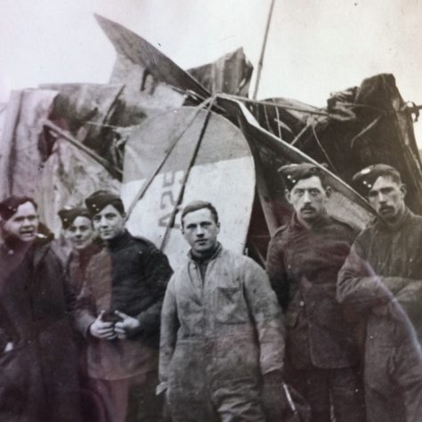 Salvage Crew A salvage crew raises a damaged Sopwith pup from the Thames | Kent County Council Dartford Library