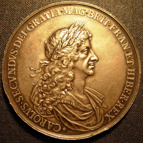 Sir-Cloudesley-Shovell-3 Gold Medal given to Shovell by King Charles II