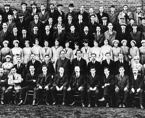 Staff of Vickers Crayford Munitions Work, 1918.