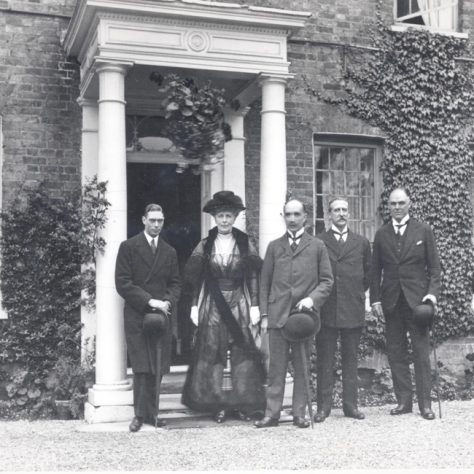VIPs-including-Prince-Abert-outside-Shenstone-House VIPs including Prince Albert outside Shenstone House, Crayford 1919