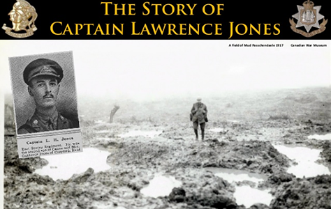 WW1 Passchendaele: The Story of Captain Lawrence Jones