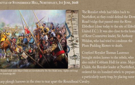 The Vindication of Christmas Exhibition Panel 5