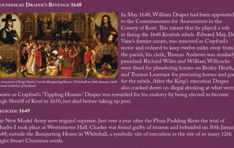 The Vindication of Christmas Exhibition Panel 6