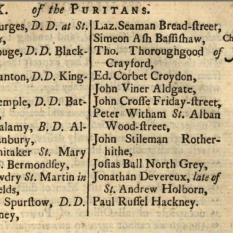 Thorowgood put his name as Crayford rector to a petition in 1649 objecting to the execution of King Charles I | CRAY